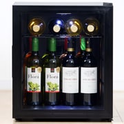 ワインセラー/日本酒セラー 冷庫さんcellar ワインボトル16本/一升瓶3本収納 ガラスドア SR-W416-K