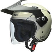 X-AIR RAZZO-V アドベンチャーヘルメット マットデザート Mサイズ(57-58cm未満) ジェットヘルメット・開閉式シールド・ワンタッチバックル RAZZO5DZM
