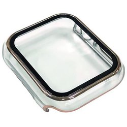 GRK-WM38PKGD [Apple Watch 49mm対応 全面保護 クリアケース ピンクゴールド]
