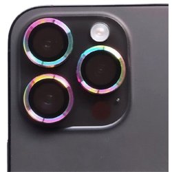ALC23-15PAR [iPhone 15 Pro/15 Pro Max/14 Pro/14 Pro Max用 9Hレンズカバー オーロラ]