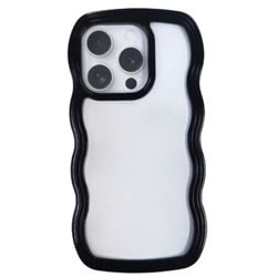 AIC23-MC15PBK [iPhone 15 Pro用 moco フレームケース ブラック]