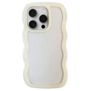 AIC23-MC15PWH [iPhone 15 Pro用 moco フレームケース ホワイト]