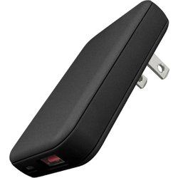 平型急速充電器 USB PD（パワーデリバリー）対応 35W Type-C×1/Type-A×1 Gan搭載 ブラック FUSB-ACG352UCBK