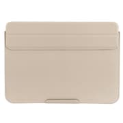 スタンドリリップインケース for MacBook MacBook Air ~13.6インチ/Macbook Pro ~14インチ対応 ライトベージュ SZC-MB1403LBG