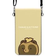 MTTK-21B [タヌキとキツネ スマートフォンポーチ タヌキ]