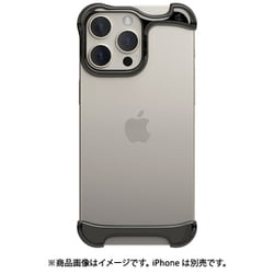 AC26347i15PR [Arc Pulse iPhone 15 Pro用 ケース チタングレー]