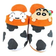 KS-5539026SS クレヨンしんちゃん おふとんスリッパ しんちゃんとシロ [キャラクターグッズ]