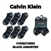 メンズソックス 6枚組 並行輸入品 CVM221NS02002 BLACK ASSORTED OS