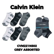 メンズソックス 6枚組 並行輸入品 CVM221NS02003 GREY ASSORTED OS