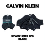 CVW221QT01002 BLACK OS [レディースソックス 6枚組 並行輸入品]