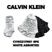 CVW221FN01001 WHITE ASSORTED OS [レディースソックス 6枚組 並行輸入品]