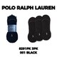 メンズフットカバー 3枚組 並行輸入品 8291PK 3PK BLACK OS