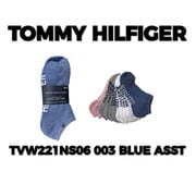 TVW221NS06003 BLUE ASSORTED OS [レディースソックス 6枚組 並行輸入品]