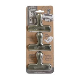 ステンレス スチール バッグ クリップ 3pcs セット RN-0426S/3