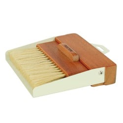 ダストパン＆ブラシ ほうき＆ちり取りセット アイボリー H21-0365 IV
