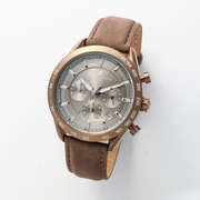 クロノグラフウォッチ メンズ レザーベルト 正規品 1年保証 SM23104-KHKH