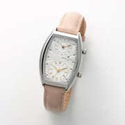 デュアルタイムウォッチ ユニセックス レザーベルト 正規品 1年保証 SM23107-SSWH/BE