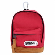 限定 ペンケースBACKPACK ボトムスウェード OUTDOOR （アウトドア プロダクツ） レッド S1427377
