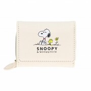 限定 三つ折りミニ財布 New Life Collection スヌーピー アイボリー S2221012