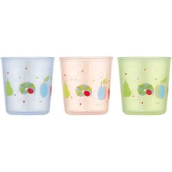 抗菌 ベビーコップ3P はらぺこあおむし BCUP1AG