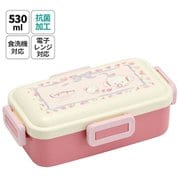 抗菌 ふわっと弁当箱 530ml こぎみゅん フラワーリース PFLB6AG