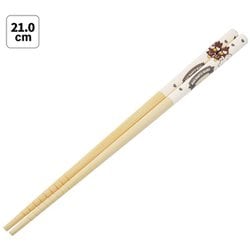 竹安全箸 21cm バッドばつ丸 お友だち ANT4