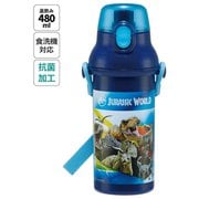 抗菌 直飲プラワンタッチボトル 480ml ジュラシックワールド24 PSB5SANAG