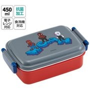 RBF3ANAG [抗菌 ふわっとタイトランチBOX 450ml スパイダーマン COMIC]