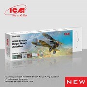 ICM 3050 WWII イギリス海軍機用アクリルセット [プラモデル用塗料]