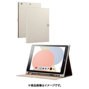 iPad 10.2インチ 第9/8/7世代(2021/2020/2019)用 フラップケース ApplePencil収納可 スリープ対応 &me グレージュ TB-A19RWVJMGB
