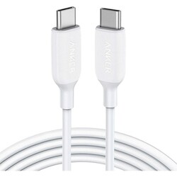 Anker PowerLine III USB-C ＆ USB-C ケーブル （USB2.0対応） 1.8m ホワイト A8853021