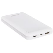モバイル充電バッテリー 10,000mAh USB Type-C対応 ホワイト MPC-CD10000WH