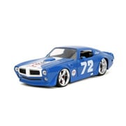 JADA35026 1/24 1972 ポンティアック ファイヤーバード #72 シェブロン ブルー [ダイキャストミニカー]