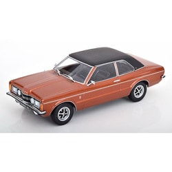 KKDC180976 1/18 フォード Taunus GXL セダン 1971 ビニールルーフ ブラウンメタリック/マットブラック [ダイキャストミニカー]