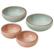 らくすくUD ボウル ペアセット 10cmボウル＆14cmボウル 4点セット 食洗機対応 電子レンジ対応 6816-02
