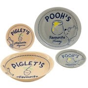 ラブトゥグロー カレーパスタ皿 ペアセット 20cmオーバルプレート 12cmプレート 4点セット 食洗機対応 電子レンジ対応 ディズニー 「くまのプーさん」 プーさん/ピグレット 3533-02