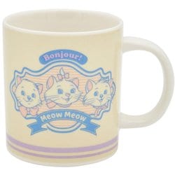 レトロポップマグ マグカップ 約350ml ディズニー 「おしゃれキャット」 マリー 3305-08