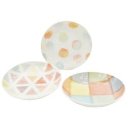 カラーズ プレート 約17cm 3個 食器セット 6823-42