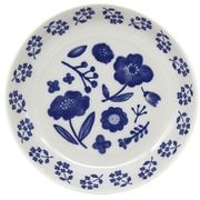 ハナトリス カレーパスタ皿 約20cm 食洗機対応 電子レンジ対応 ハナ柄 6825-21