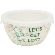 3534-15 [100エーカー・ピクニック レンジパック 蓋付き 約310ml 直径約11cm 電子レンジ対応 食洗機対応 ディズニー 「くまのプーさん」]