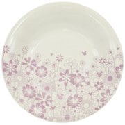 フラワーフラワー カレーパスタ皿 21cm 食洗機対応 電子レンジ対応 ディズニー ミッキーマウス パープル 3309-23