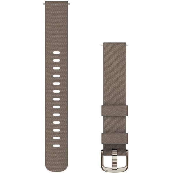 ガーミン GARMIN010-13302-10 [Quick Release バンド 14mm Coffee Nylon / Cream Gold]Ω