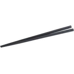 涼味家 箸 22.5cm トルネード 日本製 食洗機対応 ブラック CC-1557