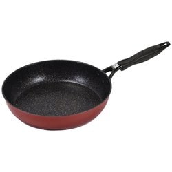 フライパン 究極の道具 軽（Karu） 28cm マーブル加工 IH/ガス両用 軽量 耐久性抜群 レッド HC-198