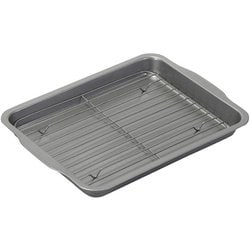 涼味家 天ぷら バット トレー 油切り アミ付 シリコーン加工 下ごしらえ HC-0245