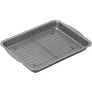 涼味家 天ぷら バット トレー 油切り アミ付 シリコーン加工 下ごしらえ HC-0245