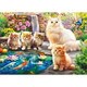 500-318 子猫とフラワーガーデン [ジグソーパズル 500ピース]