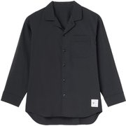 ハーミア/ロングスリーブシャツ HERMIA/ LONG SLEEVE SHIRTS KSU32372 ブラック K Mサイズ [アウトドア シャツ ユニセックス]
