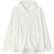 レイブロックフーディー RAY BLOCK HOODIE DC524113 ジャスミンホワイト JW Mサイズ [フィットネス ヨガ パーカー レディース]