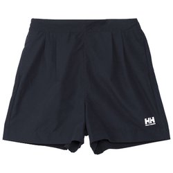ソリッドウォーターショーツ レディース 水着 ブラック（K） Lサイズ HW72402
